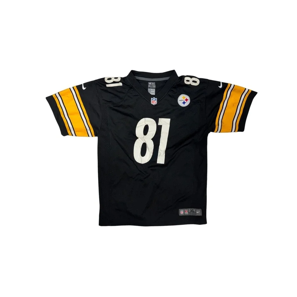 Pittsburgh Steelers Football Jersey Jesse James #81 Nike Youth XL